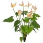 Kunst Anthurium NAKITA auf Steckstab, rosa-creme, 50cm