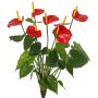 Kunst Anthurium NAKITA auf Steckstab, rot, 50cm