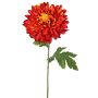 Kunstblume Chrysantheme DELPHINA, dunkelorange, 65cm, Ø14cm
