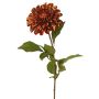 Satin Dahlie TINFAS, kupfer, 60cm, Ø13cm