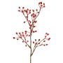 Künstlicher Zweig Heckenrose HIKERNO mit Hagebutten, rot, 60cm