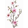 Deko Magnolie MARGA, rosa-pink, 80cm, Ø7-8cm