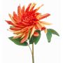 Künstliche Blume Dahlie GREWAL, lachs-pfirsich, 75cm, Ø19cm