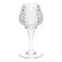 Teelichtglas YOLANTHE mit Stiel, klar, 16,5cm, Ø8cm