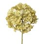 Kunstblume Hortensie IGMYR, metallic-grün, 65cm