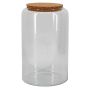 Vorratsglas KEDAR mit Korkdeckel, klar, 30cm, Ø19cm