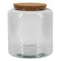 Vorratsglas KEDAR mit Korkdeckel, klar, 20cm, Ø19cm
