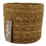 Seegras Korb AMPARO, beige, 12,5cm, Ø14cm