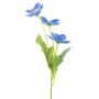 Dekoblume Bellis MORKI, blau, 25cm
