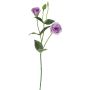 Künstlicher Lisianthus Zweig RINARA, lila, 65cm, Ø4,5-7cm