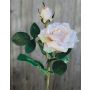 Samt Rose SINJE, zartrosa, 35cm, Ø9cm