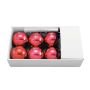 LED Weihnachtskugel ESTRELLA, 6 Stück, glänzend rot, Ø6cm