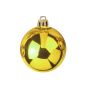 Weihnachtskugel TEODORA, 6 Stück, glänzend gold, Ø7cm