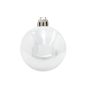Weihnachtskugel TEODORA, 6 Stück, glänzend weiß, Ø7cm