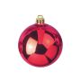 Weihnachtskugel TEODORA, 4 Stück, glänzend rot, Ø10cm