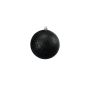 Weihnachtskugel ABELIA, 4 Stück, Glitzer, schwarz, Ø10cm