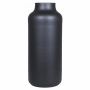 Blumenvase SIARA aus Glas, schwarz-matt, 35cm, Ø15cm