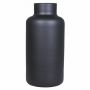 Blumenvase SIARA aus Glas, schwarz-matt, 30cm, Ø15cm