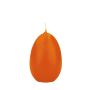 Osterei Kerze LEONITA, orange, 9cm, 6cm, 16h - Made in Germany