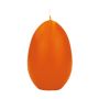 Osterei Kerze LEONITA, orange, 12cm, 8cm, 40h - Made in Germany