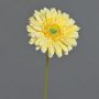 Kunstblume Gerbera QIUDONG, gelb, 50cm, Ø12cm