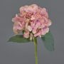 Kunstblume Hortensie XINCHENG, rosa-grün, 50cm, Ø15cm