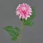 Kunstblume Dahlie WANRU, rosa-weiß, 50cm, Ø9cm