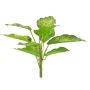 Plastik Pflanze Dieffenbachia XUMEI, Steckstab, grün-creme, 25cm
