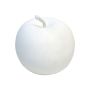 Kunst Obst Apfel CHENYUN, matt-weiß, 8cm