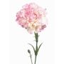 Kunst Nelke VANERA, rosa-weiß, 60cm, Ø9cm