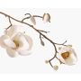 Dekozweig Magnolie KOSTAS, weiß, 55cm, Ø6-8cm