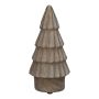 Deko Tannenbaum LOVRA, Terrakotta, braun, 20cm, Ø9,8cm