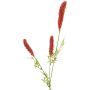 Plastik Zweig Silberkerze XURONG, pink, 60cm