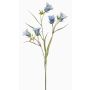 Deko Zweig Glockenblume EMMELY, hellblau, 65cm, Ø5cm