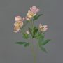 Kunst Christrosen Zweig ANYALA, rosa-weiß, 60cm, Ø5-6cm