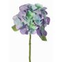 Künstliche Hortensie CHIDORI, lila-blau-grün, 30cm, Ø13cm