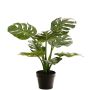 Deko Philodendron Monstera Deliciosa QUENTEA, Dekotopf, 60cm