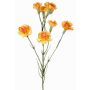 Dekozweig Nelke PIARA, orange-gelb, 60cm, Ø3-5cm