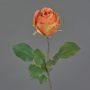 Deko Kunstblume Rose POPI, orange-rosa, 55cm, Ø7cm