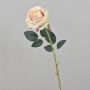 Kunstrose ELEAZAR, creme-rosa, 65cm