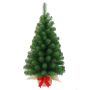 Künstlicher Tannenbaum WARSCHAU, Jutesack, rote Schleife, 90cm, Ø50cm