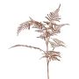 Kunst Asparagus plumosus Zweig GIONA, kupfer, 85cm