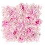 Deko Pfingstrose Dahlie Hortensie Matte EVOLET, rosa, 40x40cm