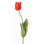 Textilblume Papageientulpe UAKARI, rot-orange-grün, 65cm, Ø6cm