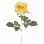 Samt Rose HUSA, gelb, 75cm, Ø10cm