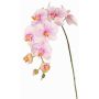 Künstlicher Blumenzweig Phalaenopsis Orchidee WESA, rosa-weiß, 90cm, Ø11-12,5cm
