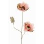Kunst Mohnblume MODLING, rosa, 75cm, Ø12cm