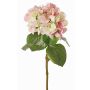 Künstliche Hortensie CHIDORI, creme-pink-grün, 60cm, Ø18cm