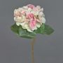Künstliche Hortensie CHIDORI, creme-pink-grün, 60cm, Ø18cm