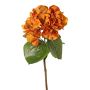 Künstliche Hortensie CHIDORI, orange, 60cm, Ø18cm